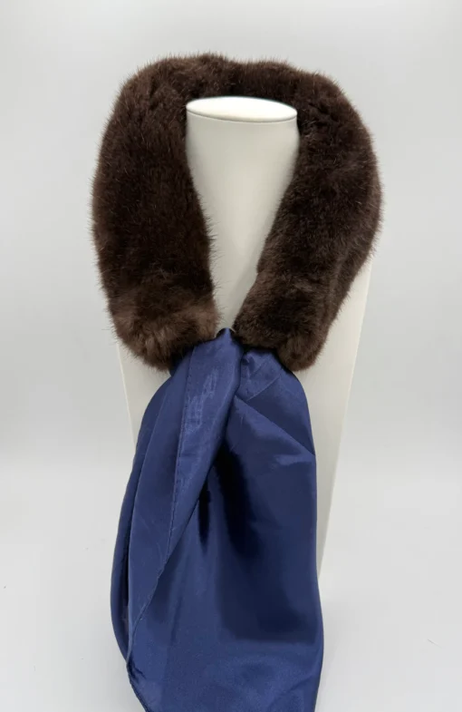Alaska Double-Sided Sea Otter Scarf & Headband