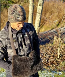 Custom Sea Otter Fur Hand Muff