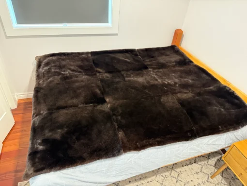 Queen Size Sea Otter Blanket For Sale