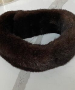 Double sided sea otter fur headbands