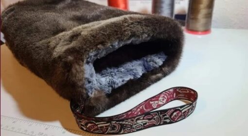 Reversible Sea Otter Muffs | Dual-Side Warmth for Alaska's Cold