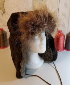 Authentic Alaska Sea Otter Trapper Hat