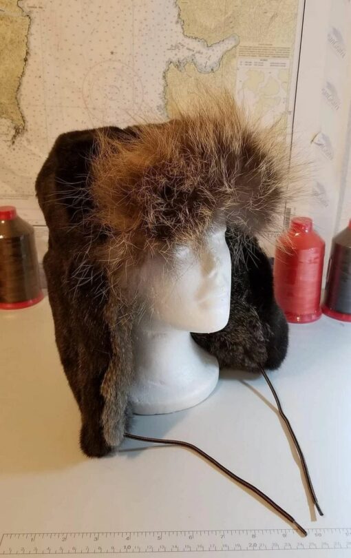 Authentic Alaska Sea Otter Trapper Hat